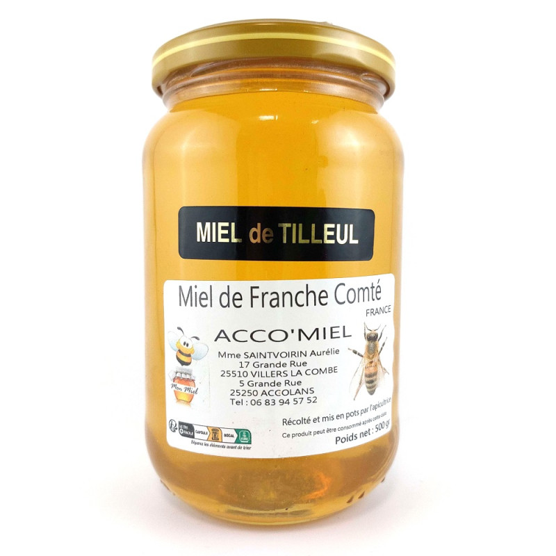 Miel de tilleul - Acco'miel - 500 g
