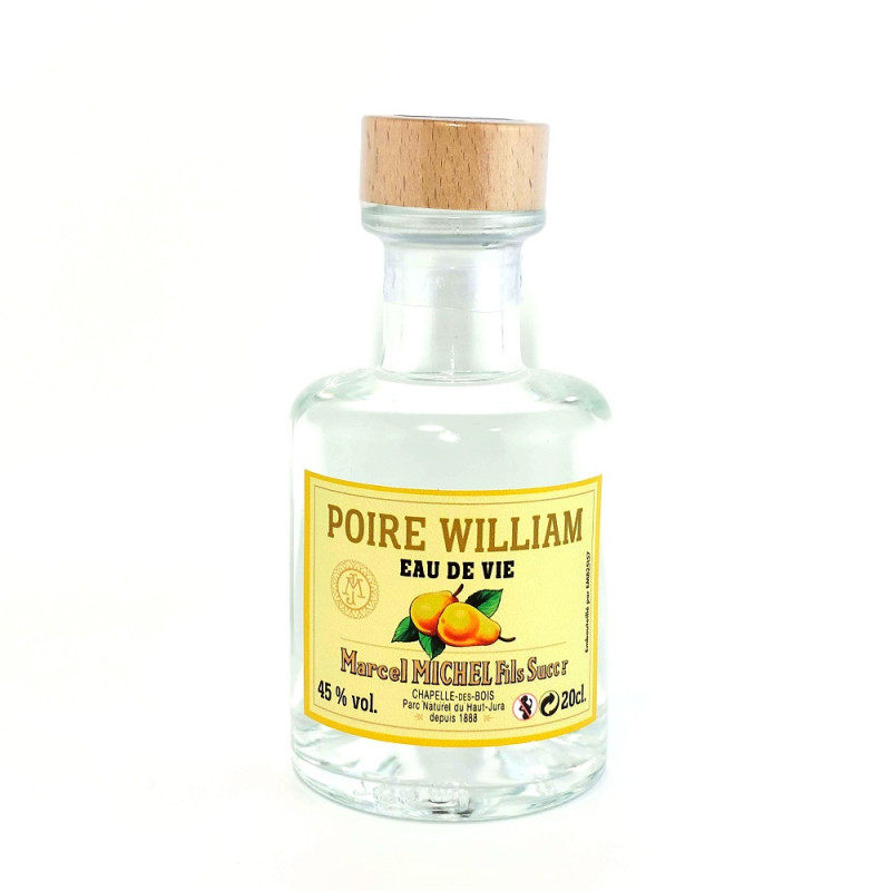 Eau-de-vie Poire William - Distillerie Marcel Michel Fils - 20 cl