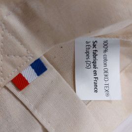 Tote bag coton "Bonjour François" fabriqué en Franche-Comté