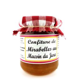 Confiture mirabelles Macvin du Jura - Au Comtois Courtois - 250 g