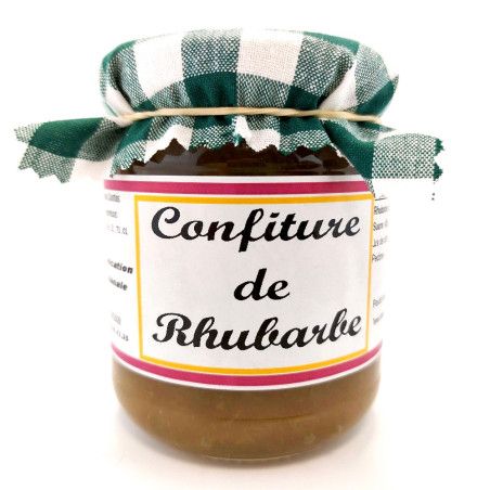 Confiture de Rhubarbe - Au Comtois Courtois - 230 g